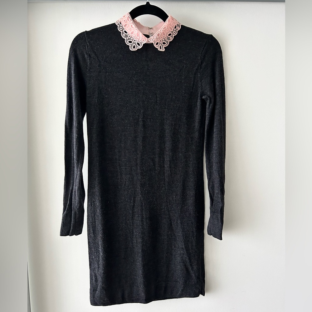 Club Monaco Grey Wool Sweater Dress